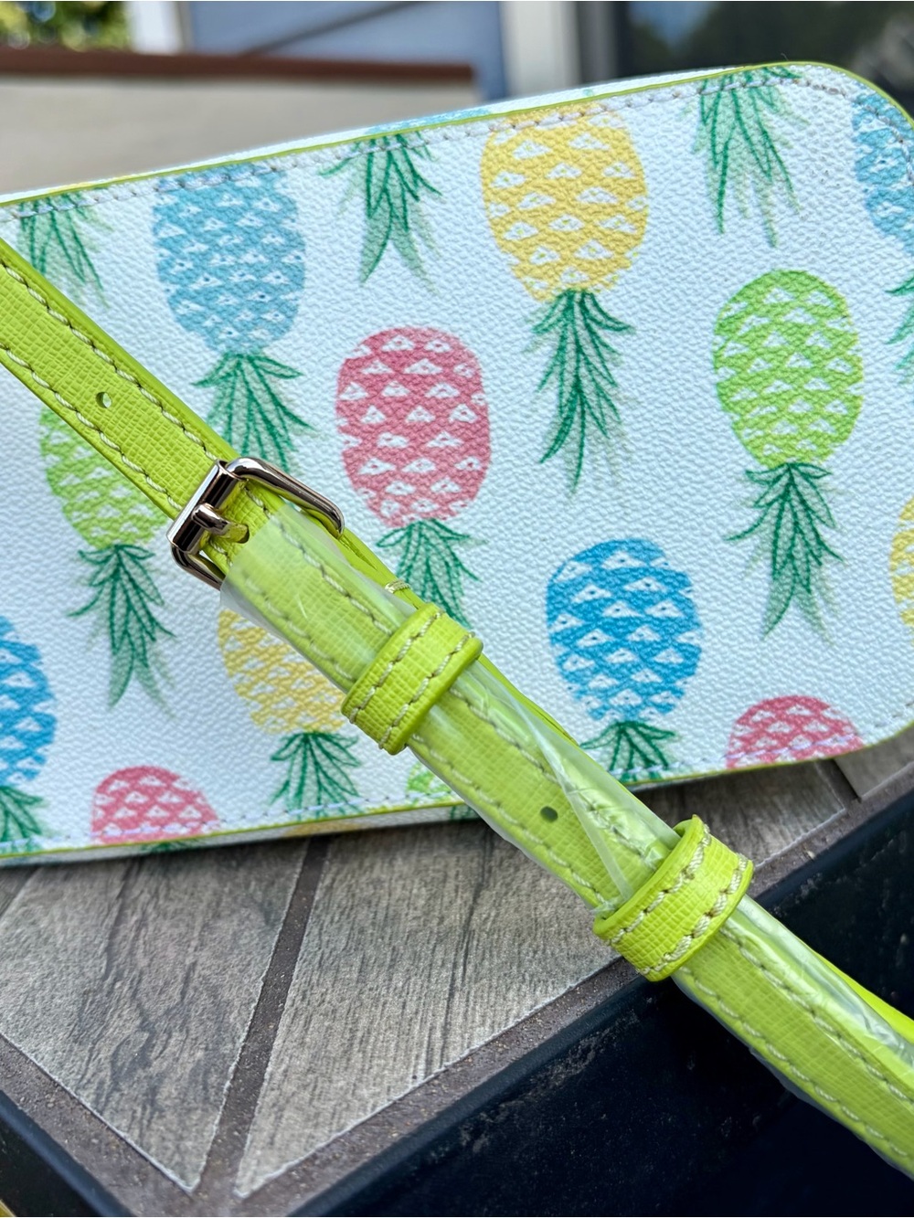 Dooney & Bourke Pineapple Mini Ruby Crossbody Bag Satchel Purse Summer EUC - Picture 11 of 16